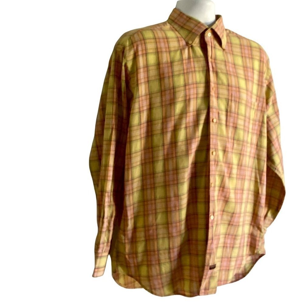 Robert Talbott Long Sleeve Button Down Shirt Large - image 2